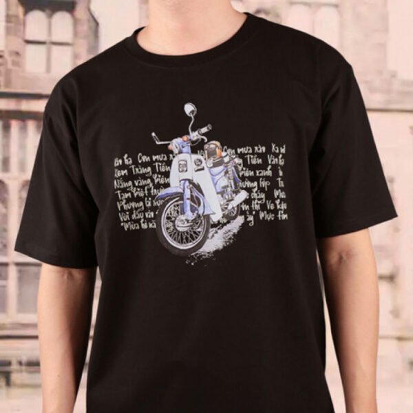 “Replay 198x" T-Shirt, Cool Cotton T-Shirt, Stretchy T-Shirt, Short-Sleeved T-Shirt, Black Printed T-Shirt - Image 4