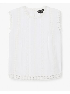 Dot Trim Shell Top